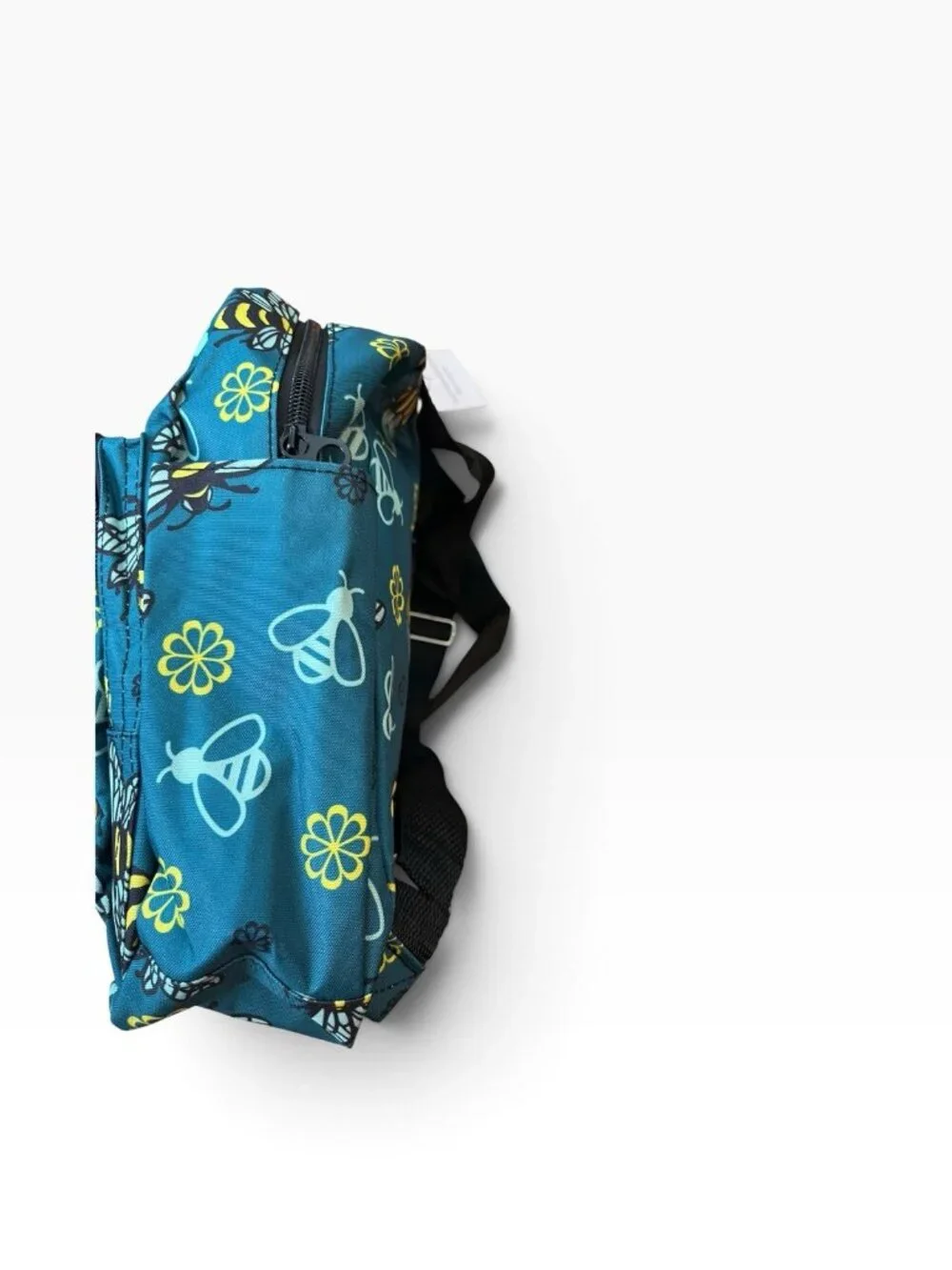 The Dottie Dot Dot Small Green Honey Bee Adjustable Backpack Bag NWT